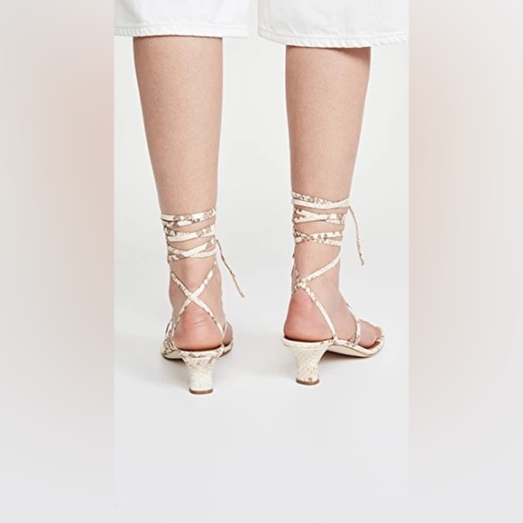 Paris Texas python wrap sandal - Picture 3 of 6